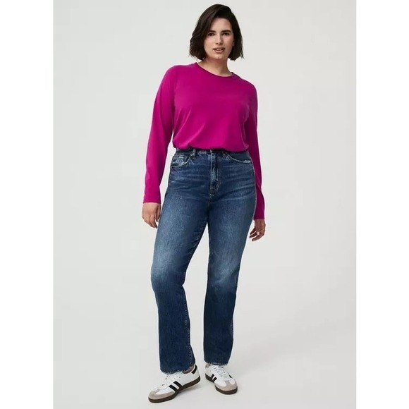 Torrid High Rise Straight Vintage Stretch Jeans Medium Wash Womens 22‎ Sweetlife - Picture 2 of 6